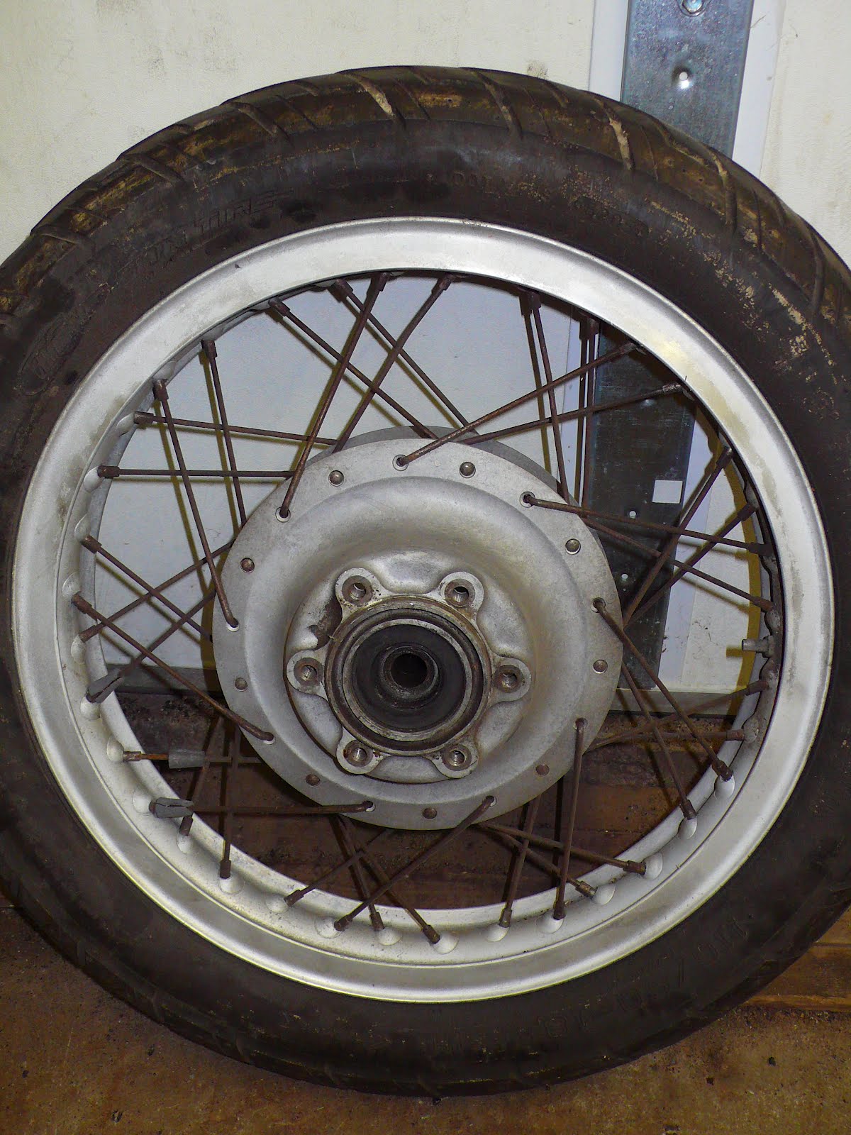 xs650 spoke wheels