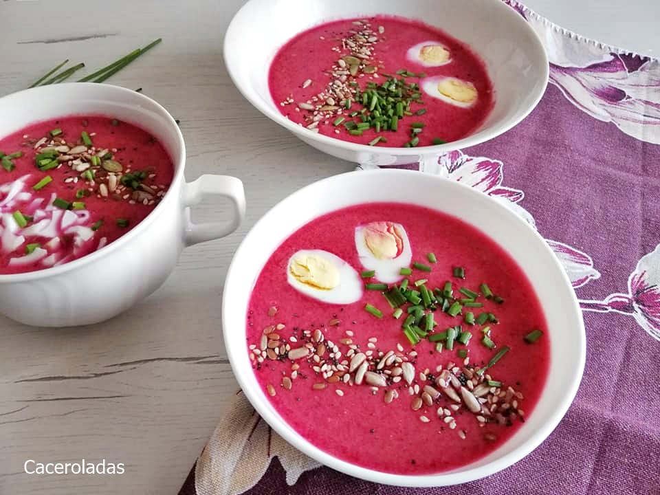 Salmorejo de remolacha | Caceroladas image of Salmorejo de remolacha | Caceroladas