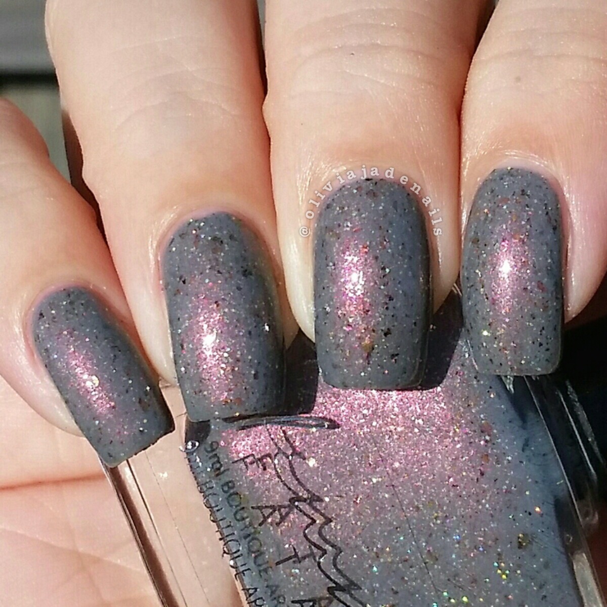 Femme Fatale Cosmetics Fairyduster swatched by Olivia Jade Nails