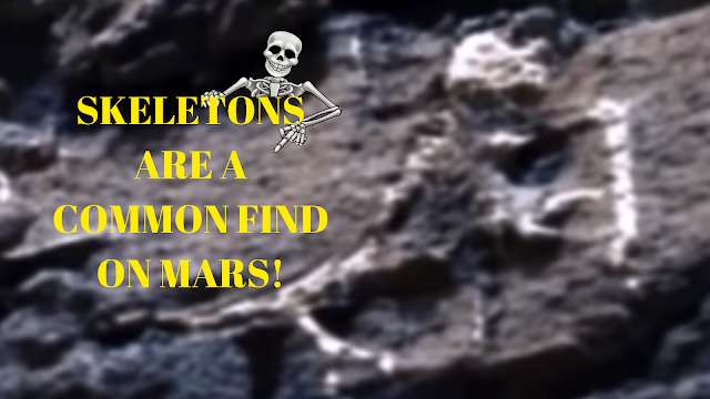 The remains of a entity is discovered on Mars by the Mars Rover. The remains of a entity is discovered on Mars by the Mars Rover.