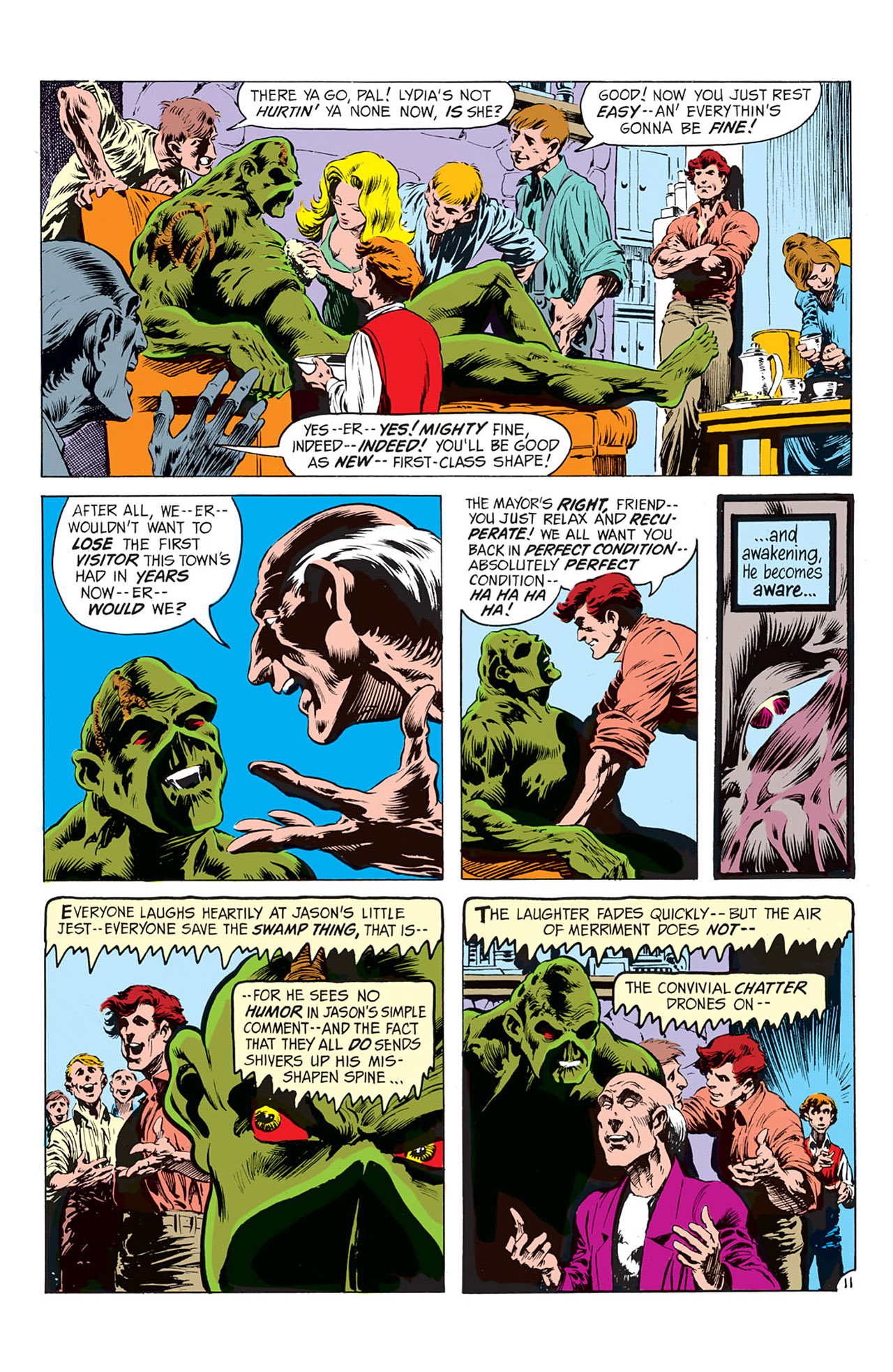 Read online Swamp Thing (1972) comic -  Issue #8 - 12