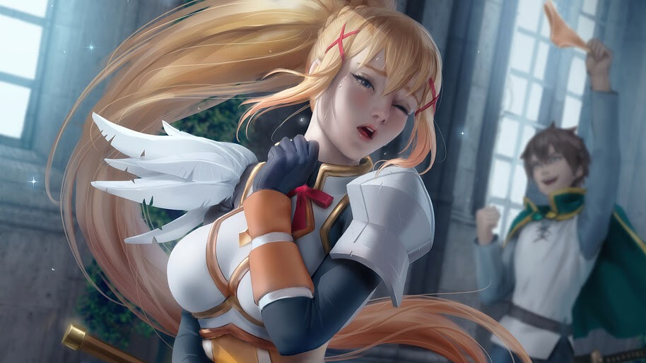 KonoSuba, Darkness, Anime, Girl, 4K, #6.2340