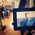 2014-04-28 Candid: Pics from Adam Lambert & Rolling Stone Editor