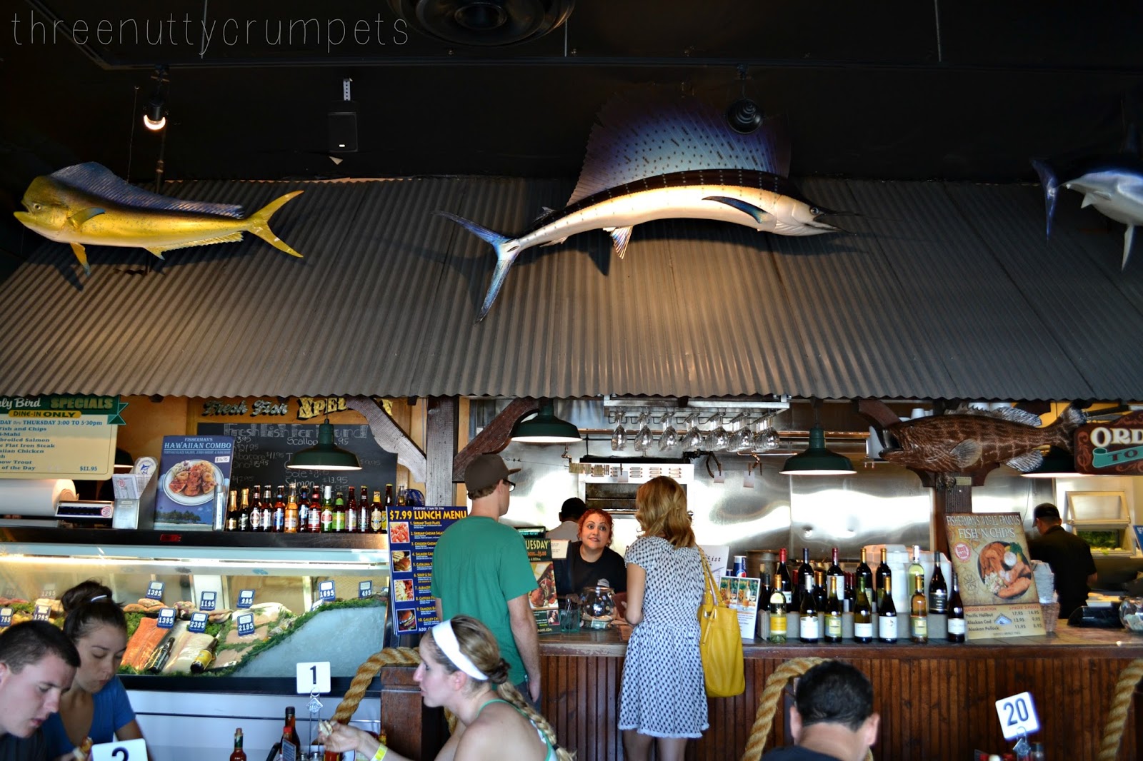 Three Nutty Crumpets Fisherman's Market & Grill