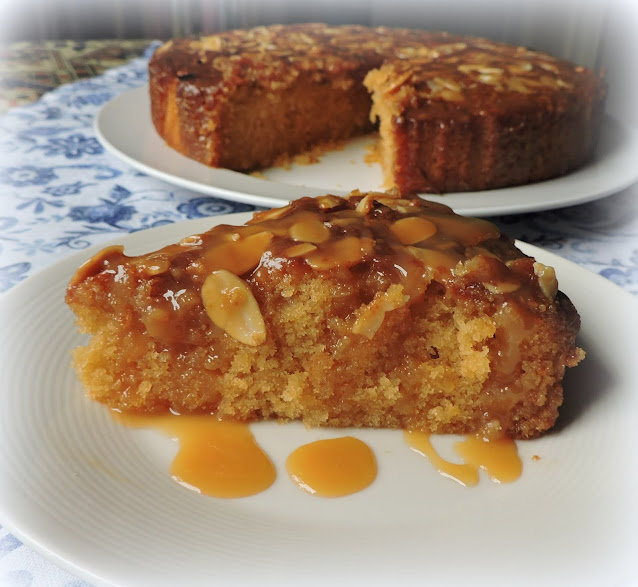 Toffee Almond Cake