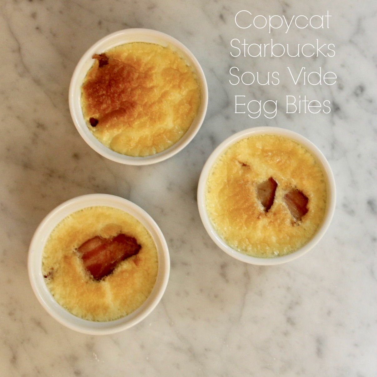 My Sweet Savannah copycat Starbucks sous vide bacon egg bites