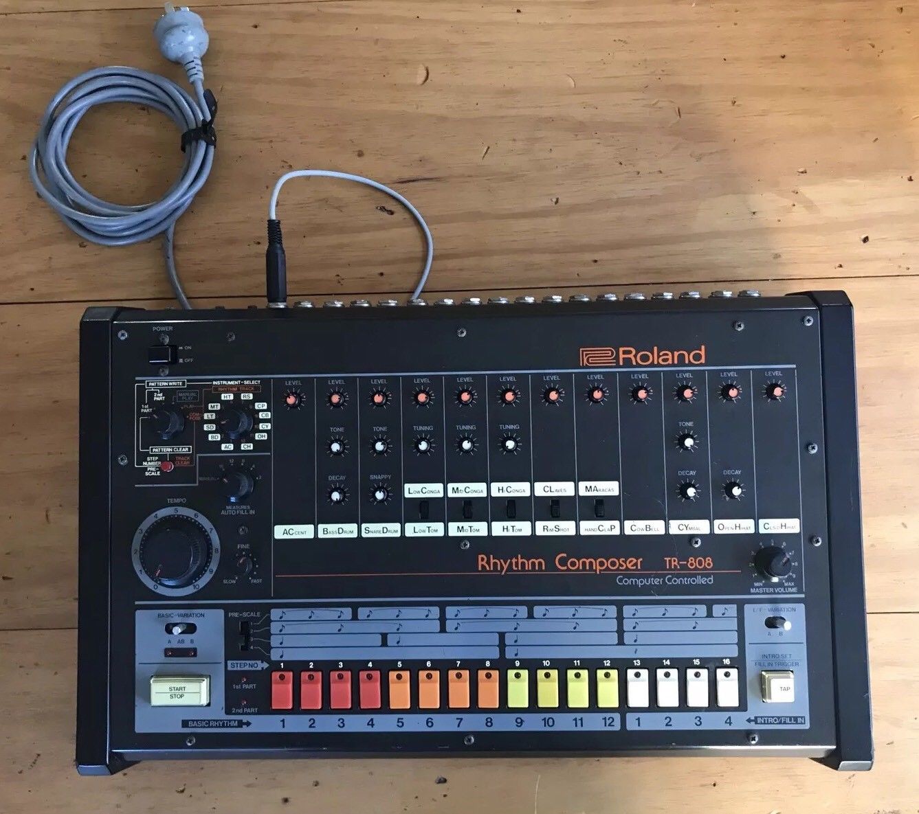MATRIXSYNTH ROLAND TR808 Drum Machine w/ MIDI