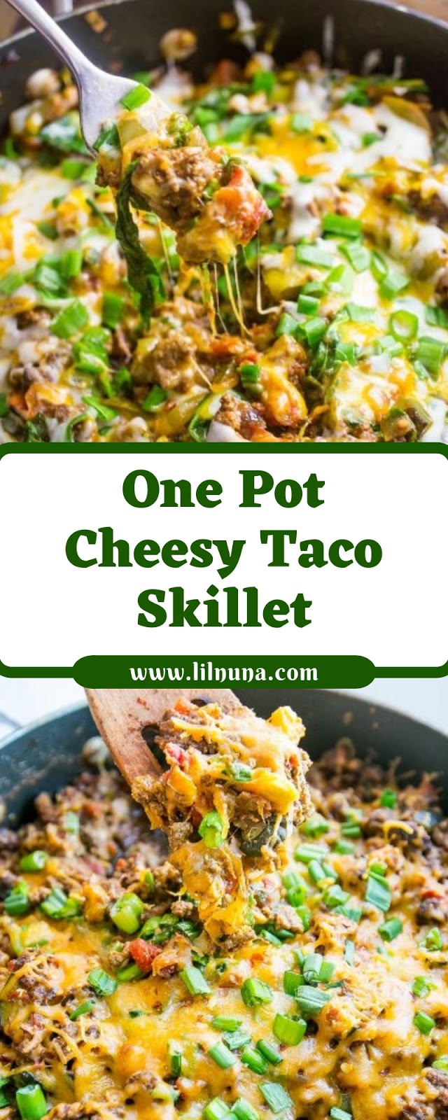 One Pot Cheesy Taco Skillet