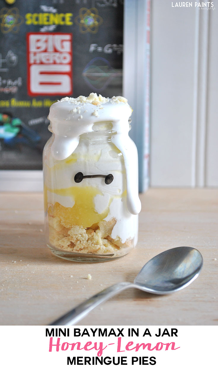 Big Hero 6 + My Mini Baymax in a Jar Honey-Lemon Meringue Pie Recipe