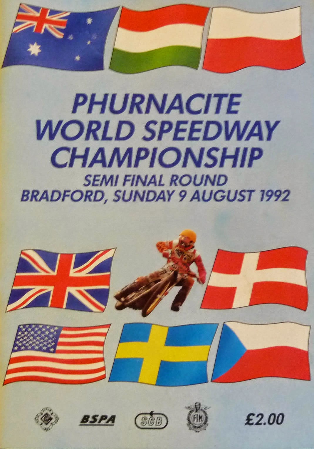 Speedway Archive World Championship Semi Final 1992