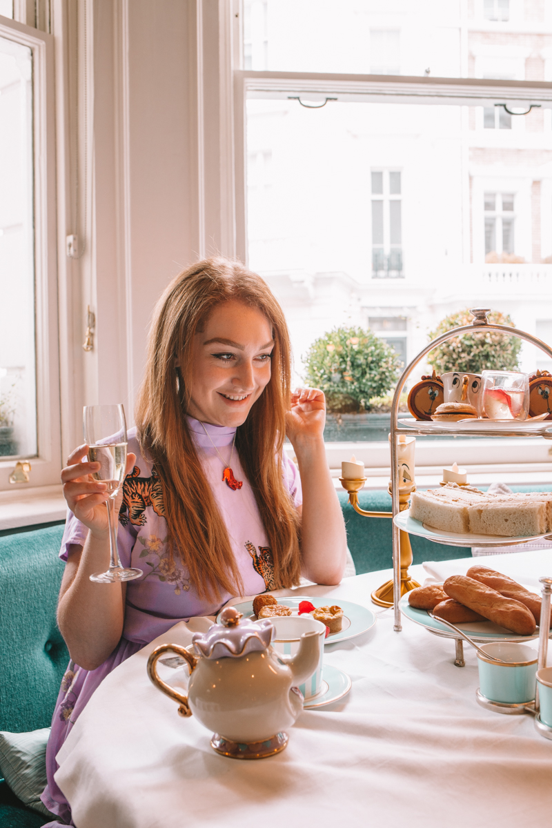 Beauty And The Beast Afternoon Tea Town House At The Kensington Hotel Heroine In Heels