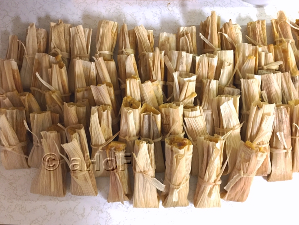 One batch, tamales, cooling