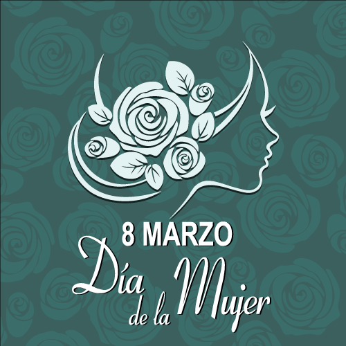 Dìa de la Mujer verde vintage