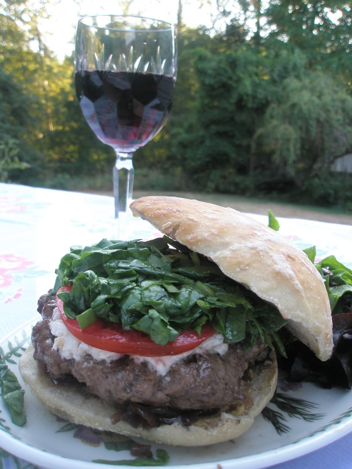 Got it, Cook it Lamb Burger with Goat Cheese and Onion Jam