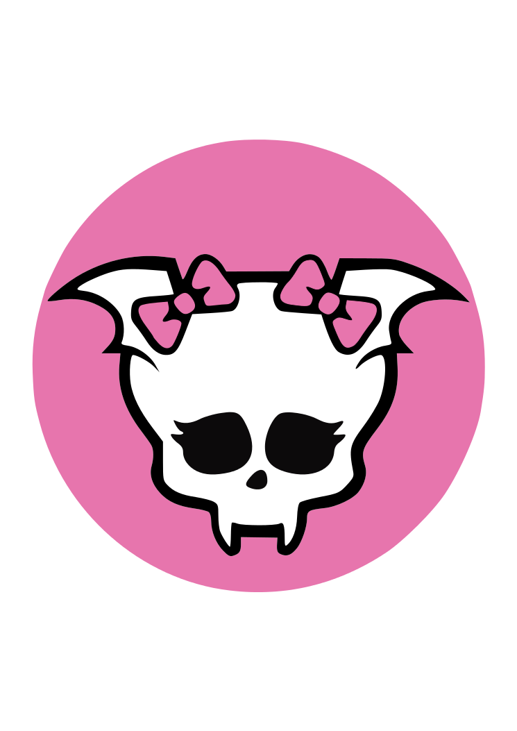 Dibujos para Colorear, Pintar , imprimir..... MONSTER HIGH SKULLETTE