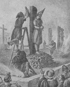 Ejecución de Mariana de Carvajal. El Libro Rojo. 1870