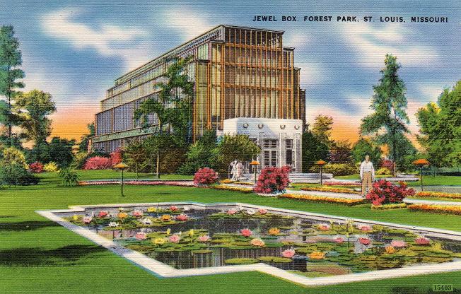 Kentucky Travels: Jewel Box, Forest Park, St. Louis, MO.