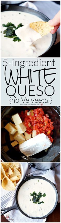 5-INGREDIENT WHITE QUESO