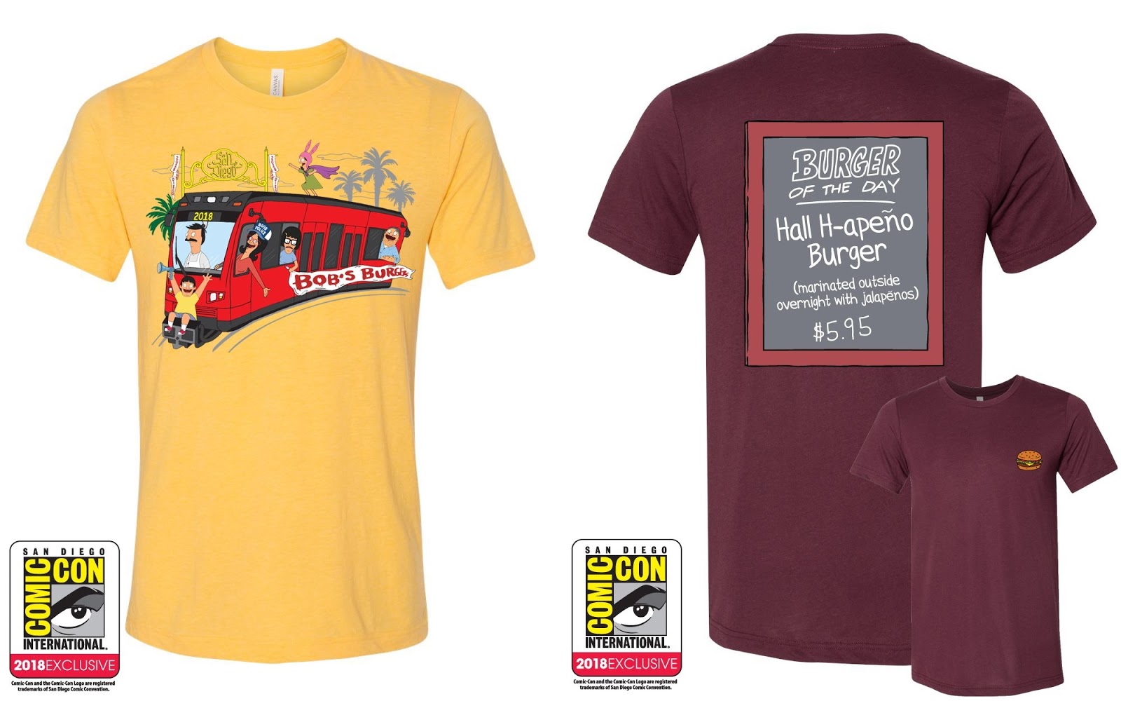 The Blot Says Sdcc 2018 Exclusive Bob S Burgers T Shirt