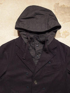 Engineered Garments & FWK by Engineered Garments "Chester Coat in Dk.Navy 20oz Melton"