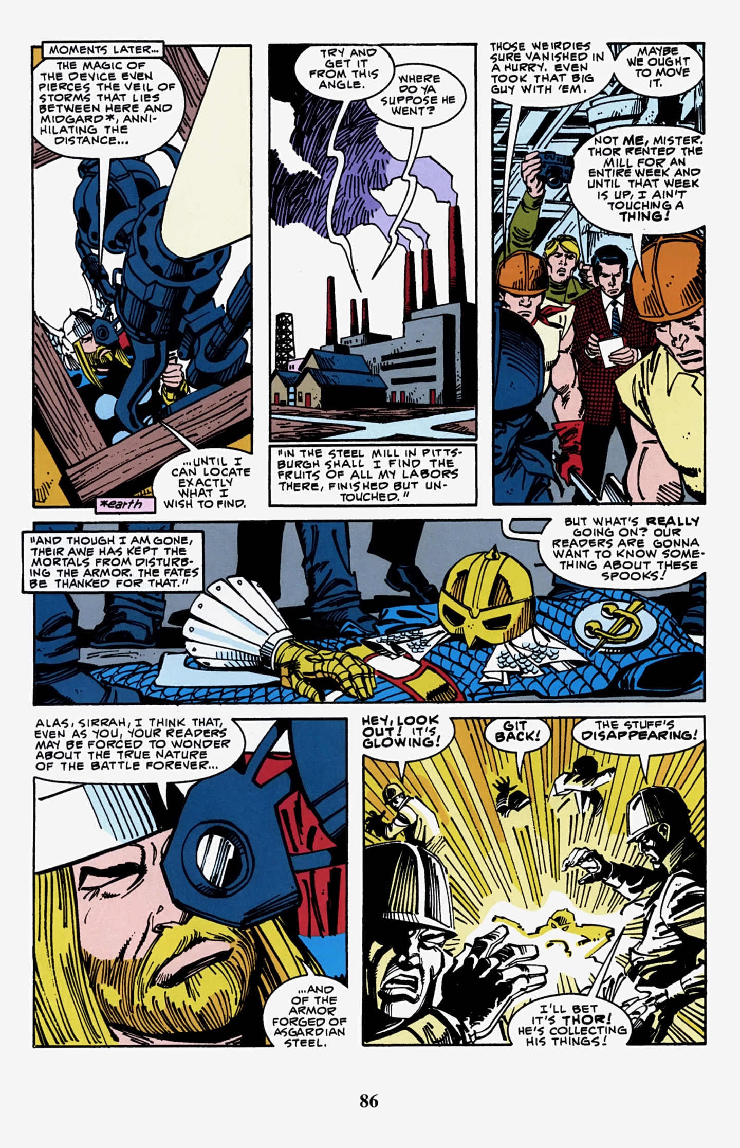 Read online Thor Visionaries: Walter Simonson comic -  Issue # TPB 5 - 88