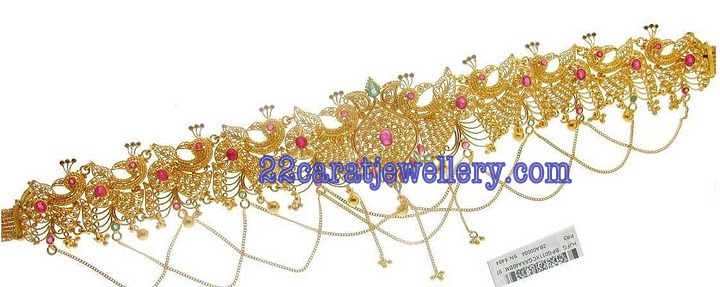 Buy Glory Floral Cubic Gold Earrings |GRT Jewellers