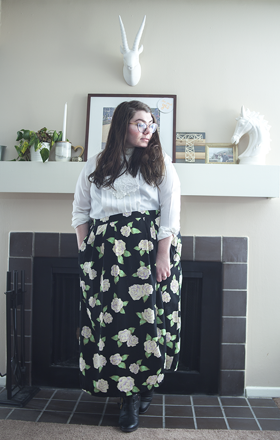 Floral Skirt restich katielikeme.com how to style