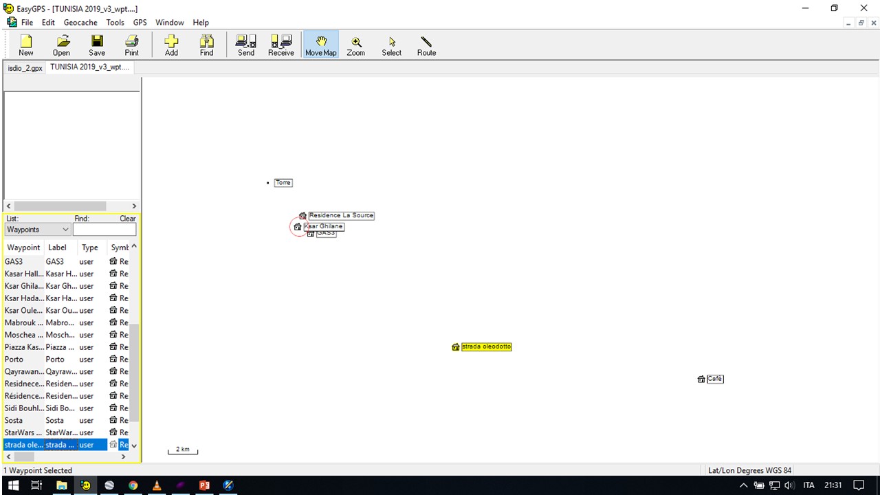 Editare file GPX GPS Track Editor + EasyGPS + GpsPrune