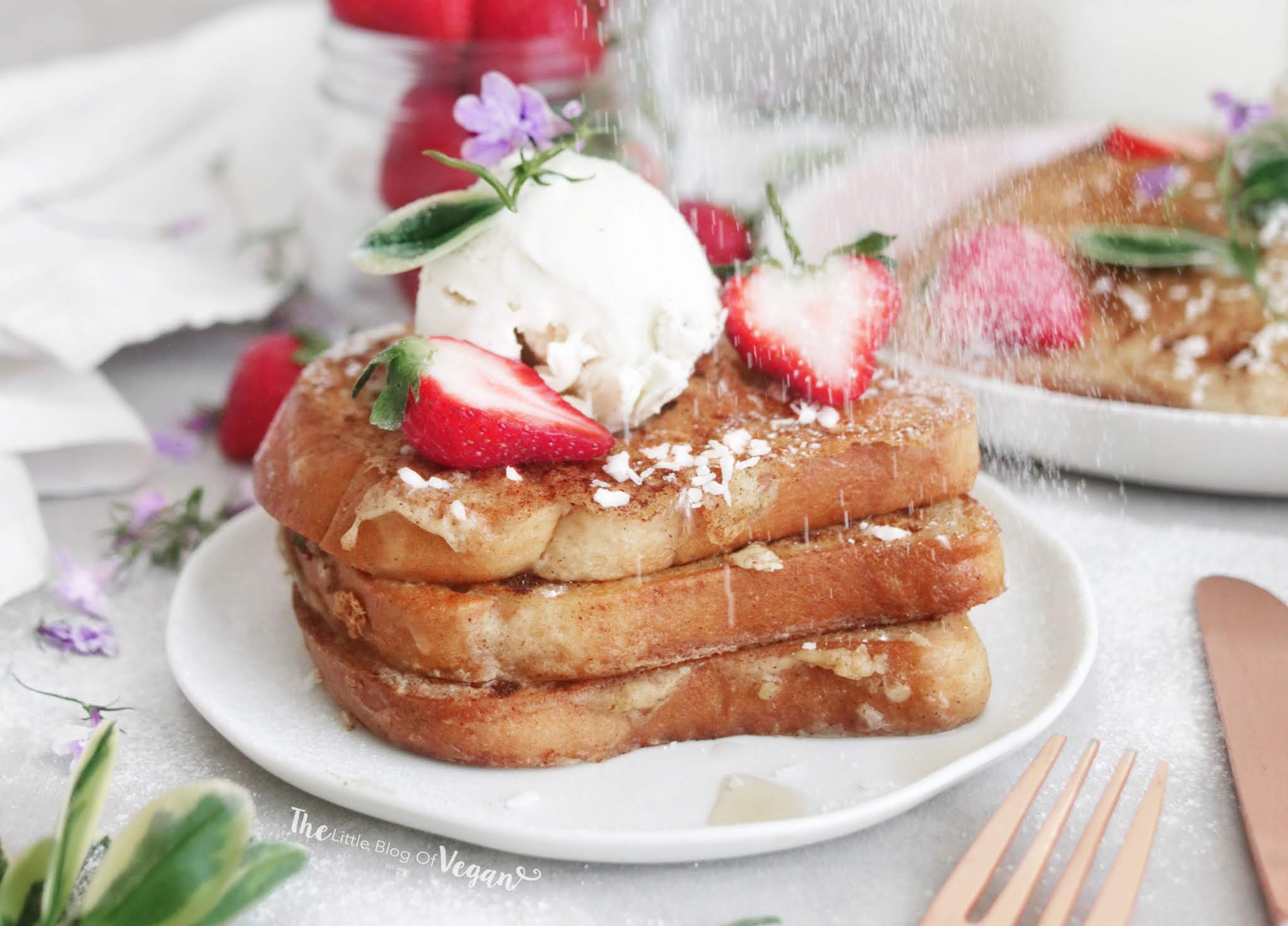 Strawberries & Cream French Toast recipe
