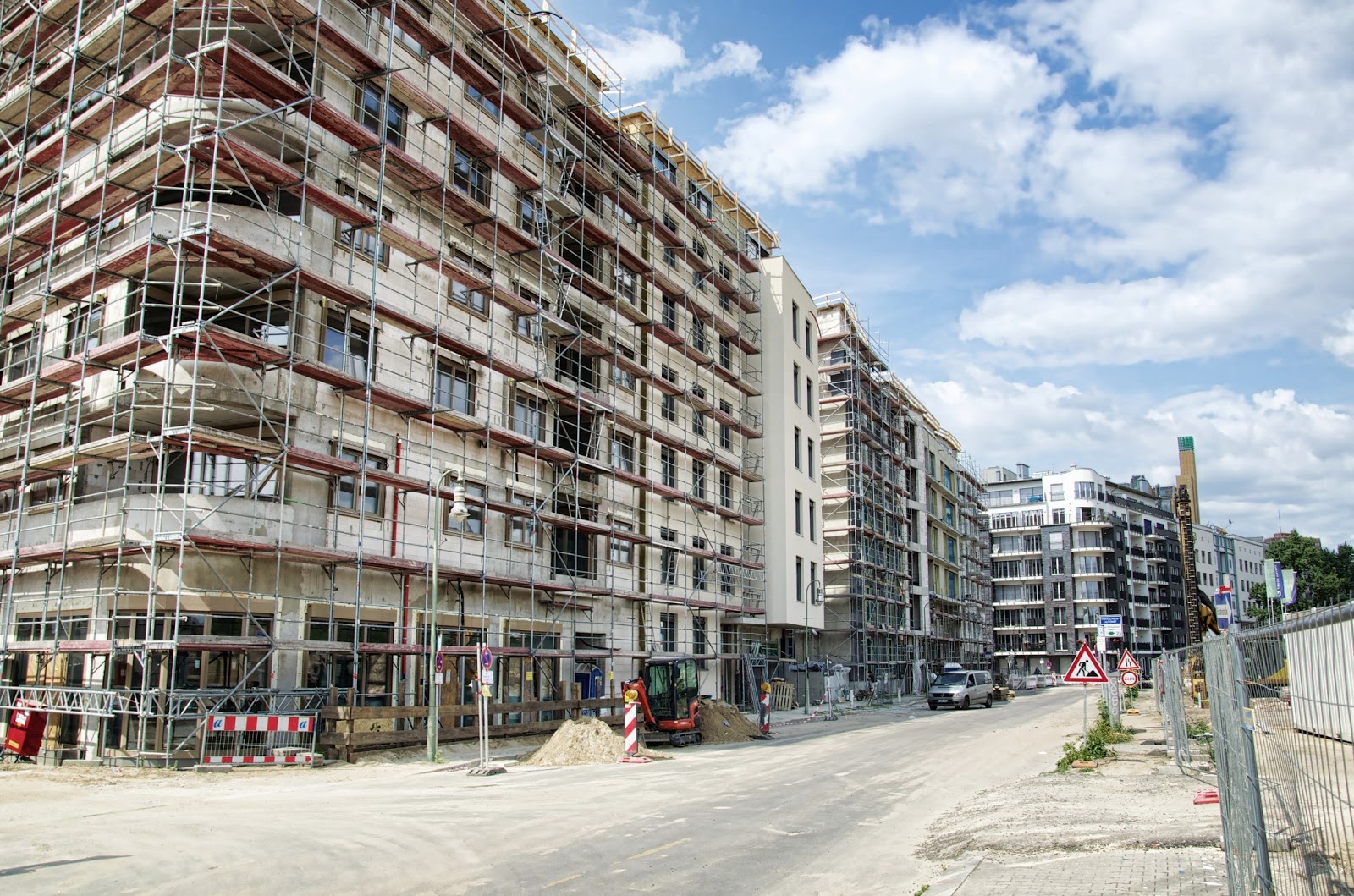 Berliner Baustellen 0085, Baustelle Flottweilerstraße, zwischen Pohlstraße und Lützowstraße Berliner Baustellen 0085, Baustelle Flottweilerstraße, zwischen Pohlstraße und Lützowstraße