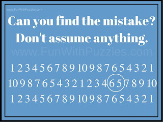 Can you spot the mistake? Picture Puzzle Answer