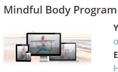 Mindful Body Program