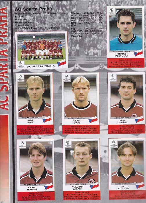 Panini Liga de Campeones 1999-2000 Rosenborg #69 Foto de Equipo
