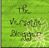 Premio The Versatile Blogger