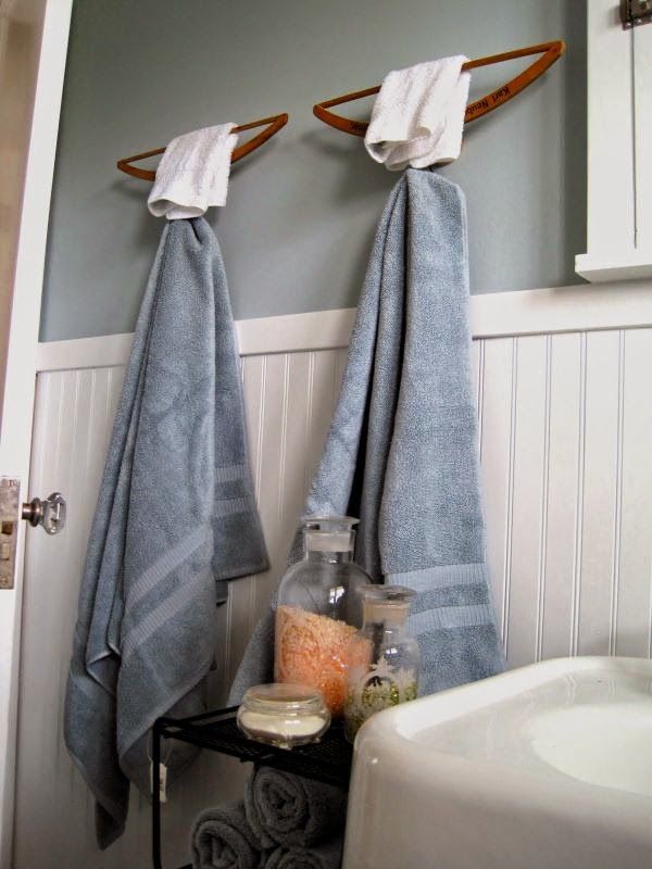 vintage hanger towel hangers