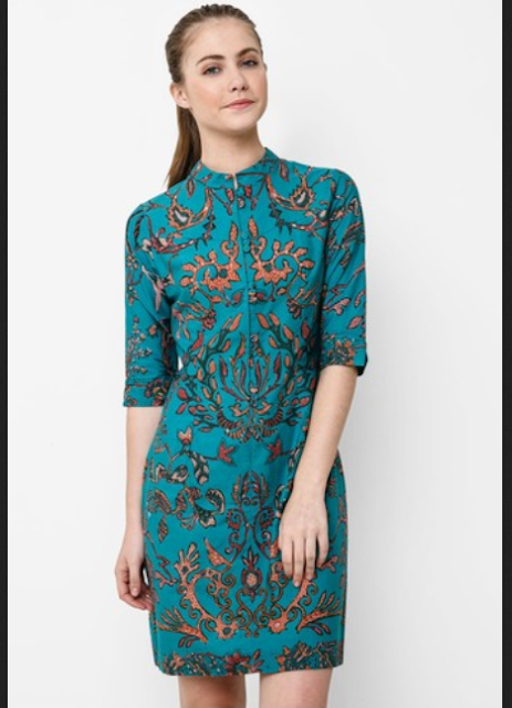Dress batik Modern untuk pesta Dress batik Modern untuk pesta