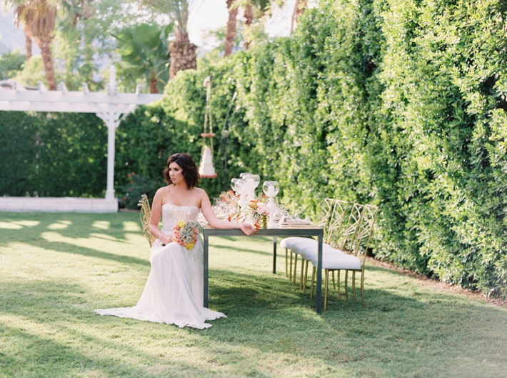 Tropical Palm Springs Wedding Inspiration at the Riviera by Michelle Garibay Events