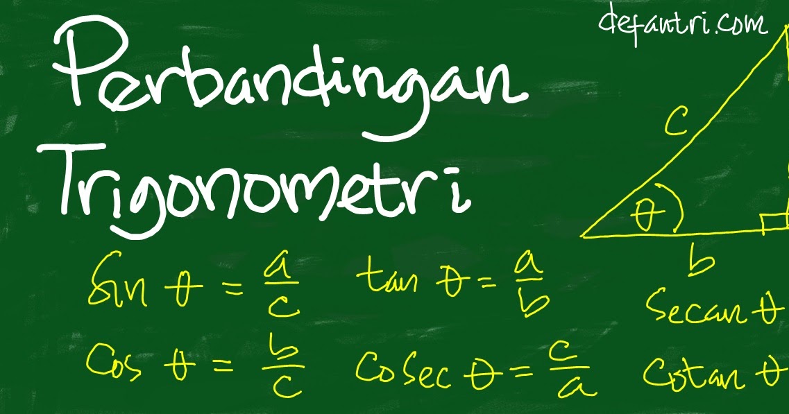 Matematika Dasar SMA Belajar Perbandingan Trigonometri