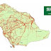 خرائط رقمية للمملكة العربية السعودية (format Shapefile )