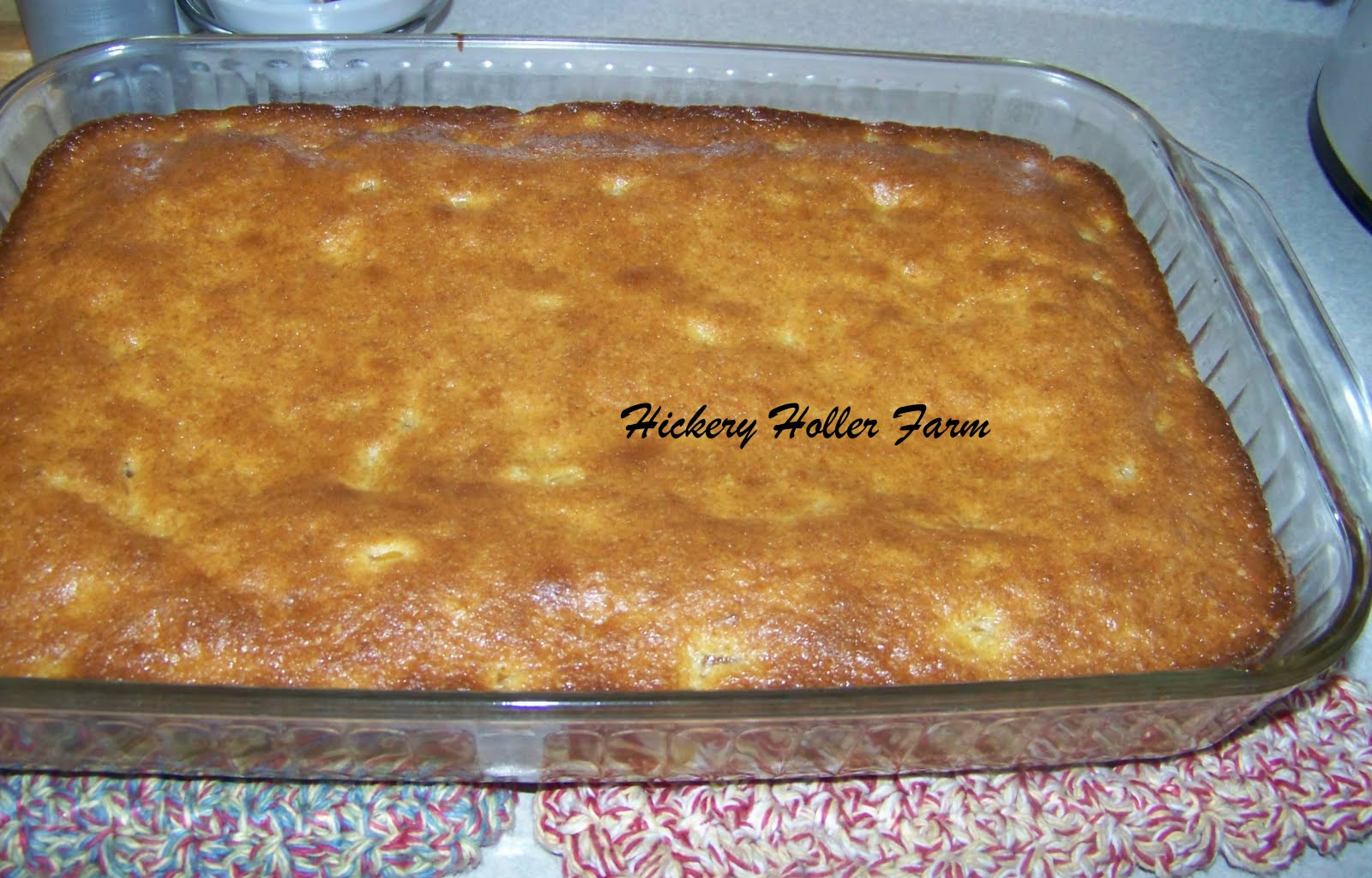 Hickery Holler Farm Zucchini Pineapple Cake