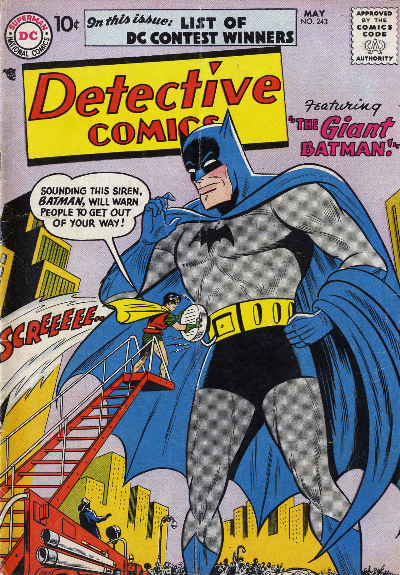 Read online Detective Comics (1937) comic -  Issue #243 - 1