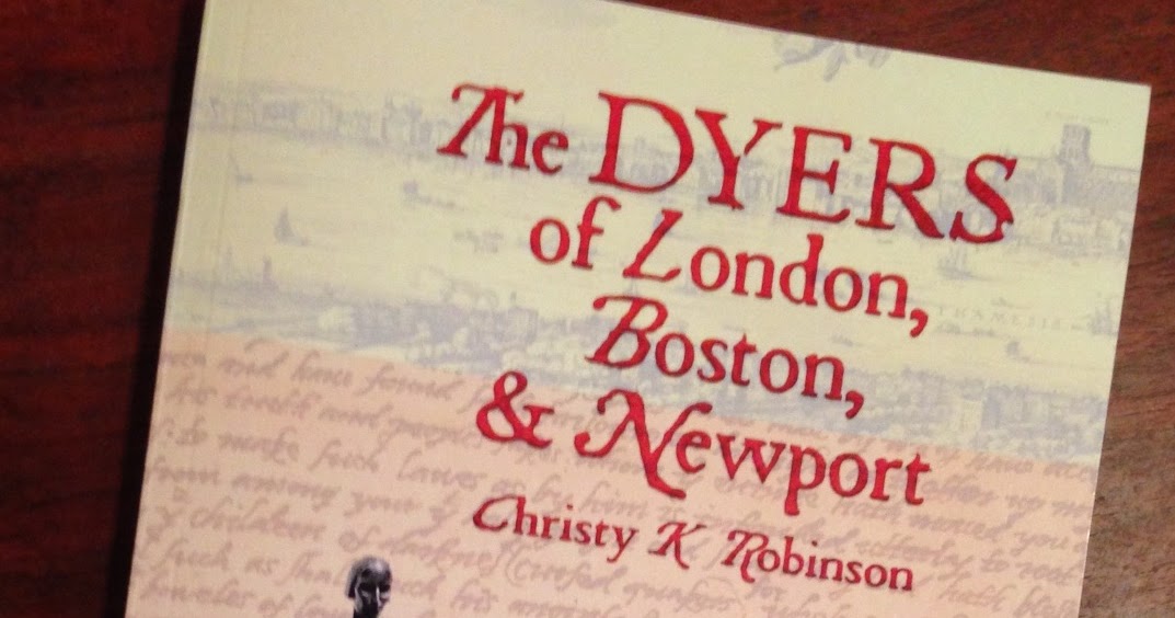 Ken Horn's Personal Blog Book Review The Dyers of London, Boston