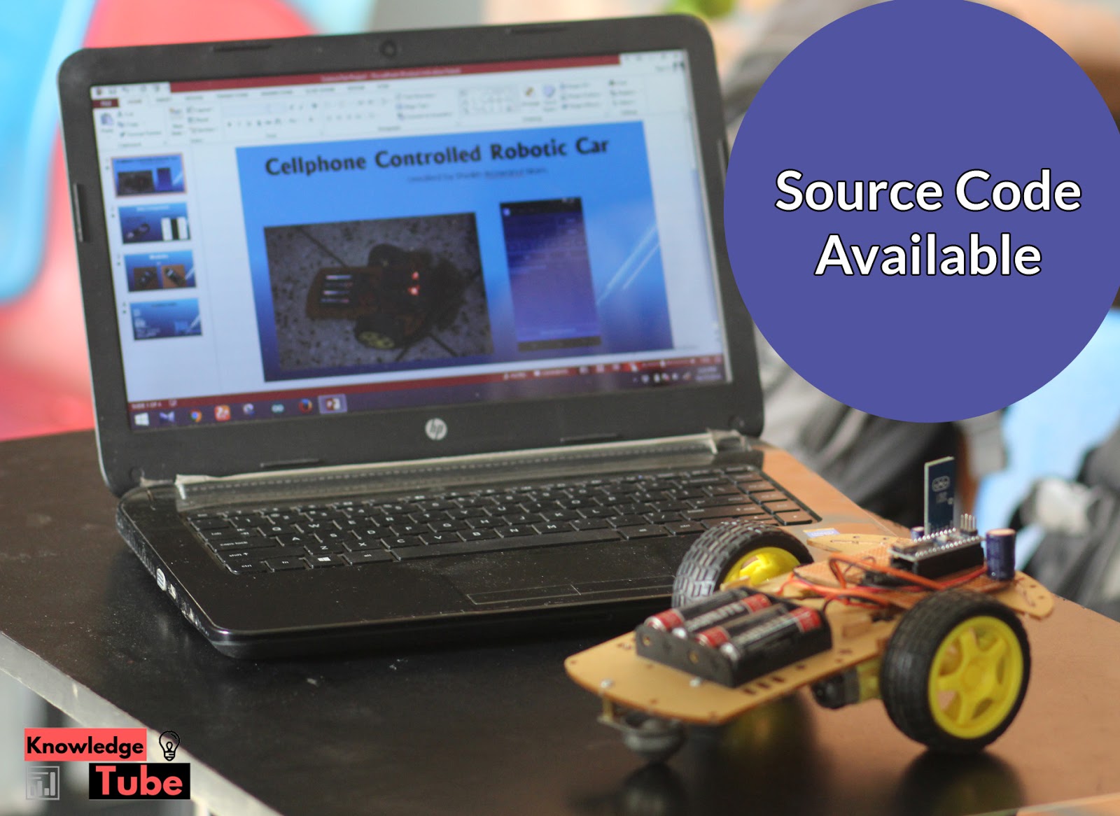 laptop controlled robot