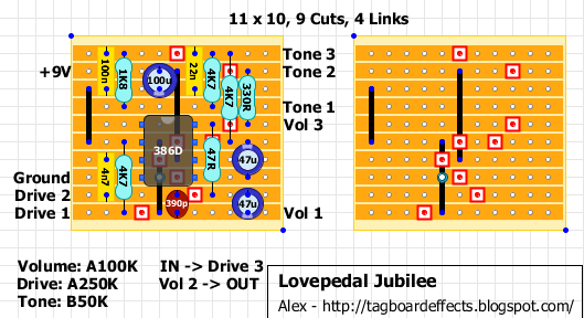 Guitar FX Layouts: Lovepedal Jubilee