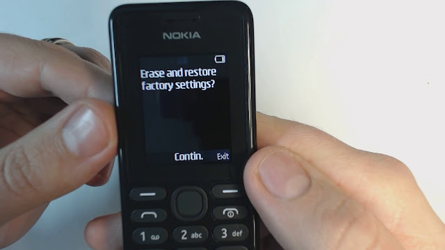 nokia 108 security code unlock