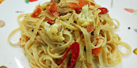 Resepi Fettuccine/Spaghetti Goreng Cili Padi Pedas
