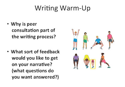 Daily writing warm ups image