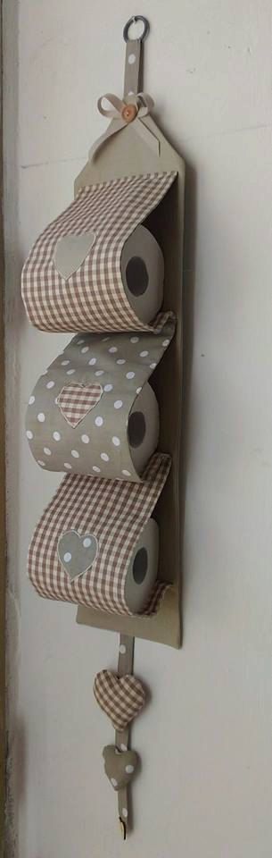 Lindas 10 para hacer porta rollos de papel higiénico con tela Solountip.com