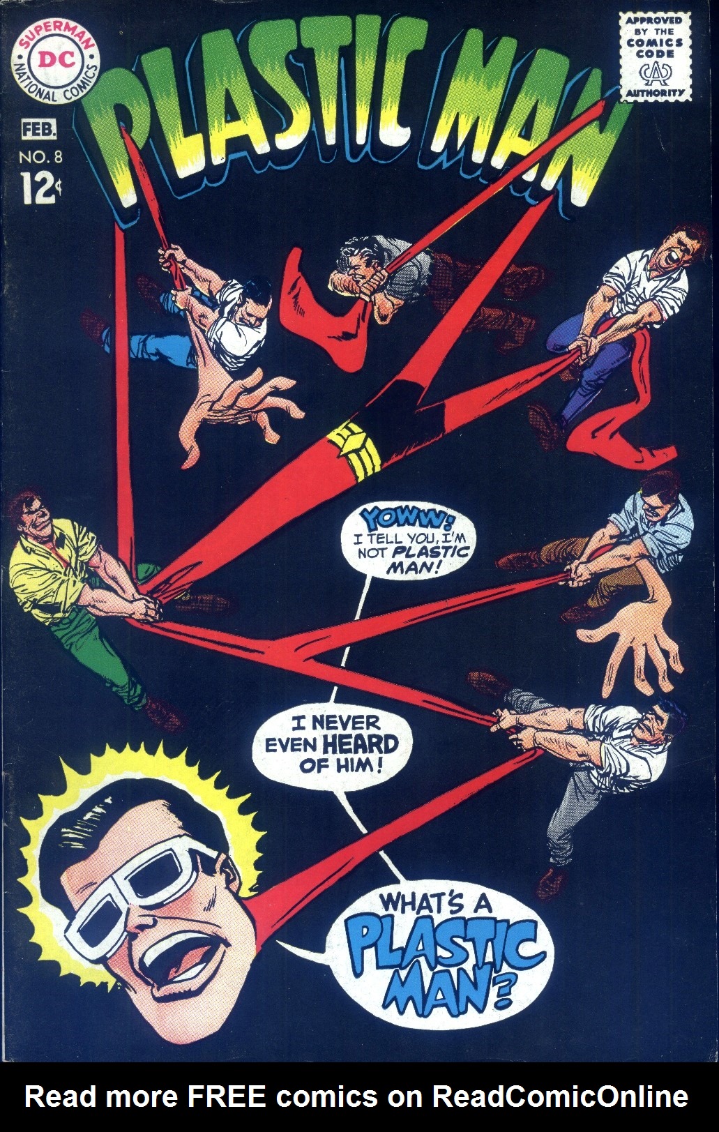 Read online Plastic Man (1966) comic -  Issue #8 - 1