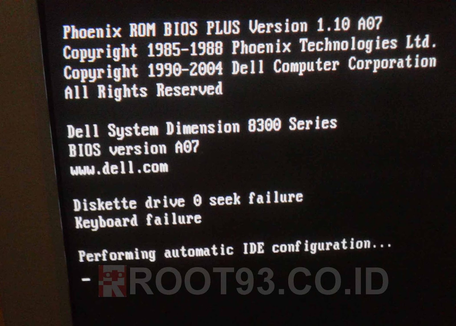 Komputer DELL Bangkit Lagi, Ternyata Hardisknya Tidak Rusak Root93